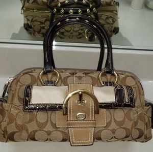 Limited Edition Studded Coach Satchel 6423